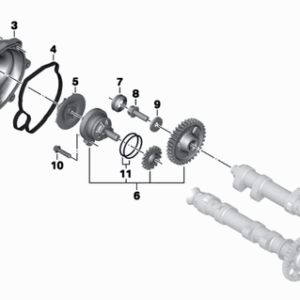 Kit de reparación bomba de agua BMW F650GS