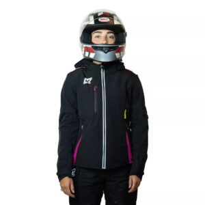 CHAQUETA KMZ PINKY NEGRO ROSADO L