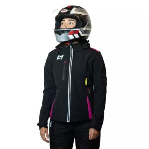 CHAQUETA KMZ PINKY NEGRO ROSADO M