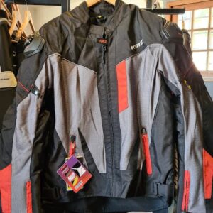CHAQUETA KMZ MESH GRIS/ROJO L