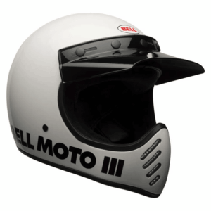 CASCO BELL MOTO 3 CLASSIC BLANCO M