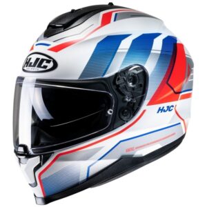 Casco HJC C70 Nian MC21SF Blanco/Azul/Rojo - M