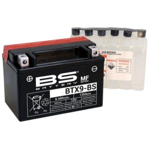 Bateria BS BTX9 MF Acido Pack
