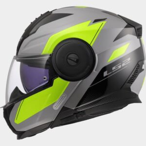 CASCO LS2 FF902 SCOPE II MAX NEGRO AMARILL MATE L