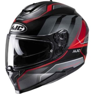 Casco HJC C70 Nian MC1SF Negro/Gris/Rojo - M