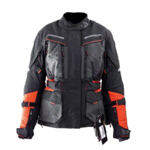 Chaqueta Octane Sonie lady negro gris rojo L