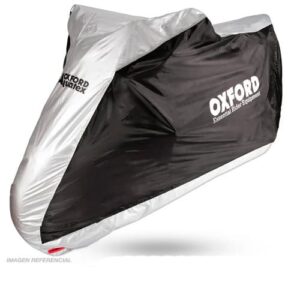 COBERTOR OXFORD AQUATEX NEGRO/GRIS MEDIUM