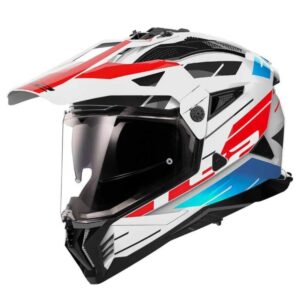 CASCO LS2 MX702 PIONEER II NAMIB BLANCO AZ ROJ L