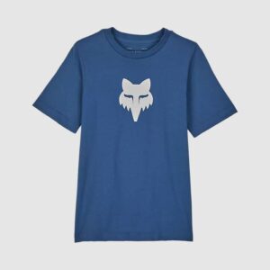 POLERA NIÑO FOX MANGA CORTA AZUL  XL