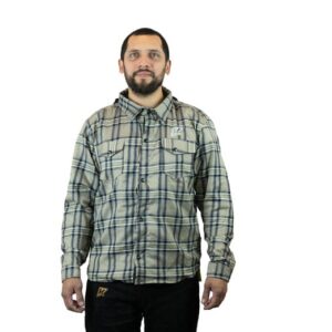 CHAQUETA KMZ MEN FLANNEL BEIGE L
