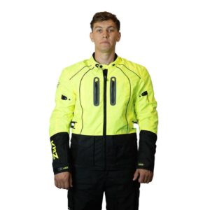 CHAQUETA LARGA KMZ SAVAGE NEGRO NEON M