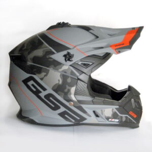 Casco MX blanco enduro GSB XL