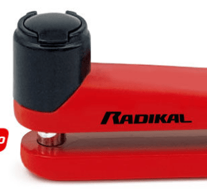 Candado rojo con testigo 10mm Radikal
