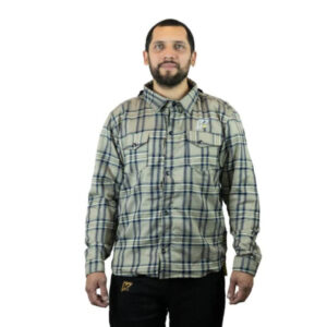 CHAQUETA KMZ MEN FLANNEL BEIGE XL