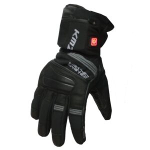 Guante KMZ Calefaccionado Negro Gris M