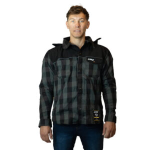 CHAQUETA KMZ FLANNEL OUTRIDER S GRIS