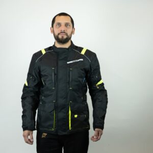 CHAQUETA KMZ CHUNGUNGO NEGRO AMARILLO XL